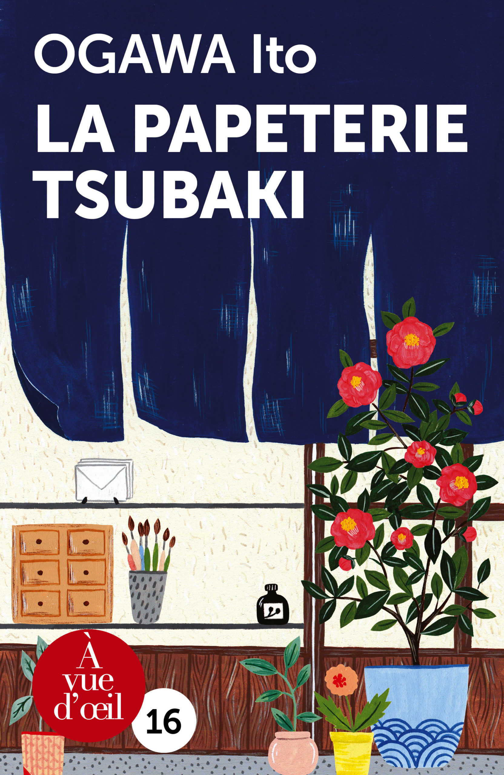 Couverture du livre en grands caractères La papeterie Tsubaki de Ito Ogawa