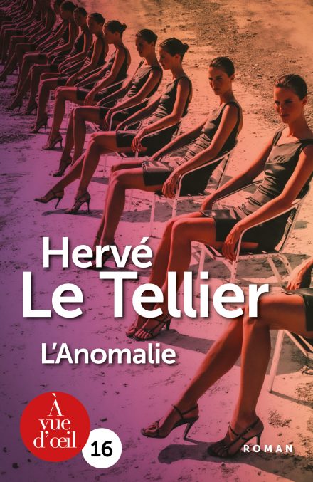 Couverture du livre en grands caractères L'anomalie de Hervé Le Tellier
