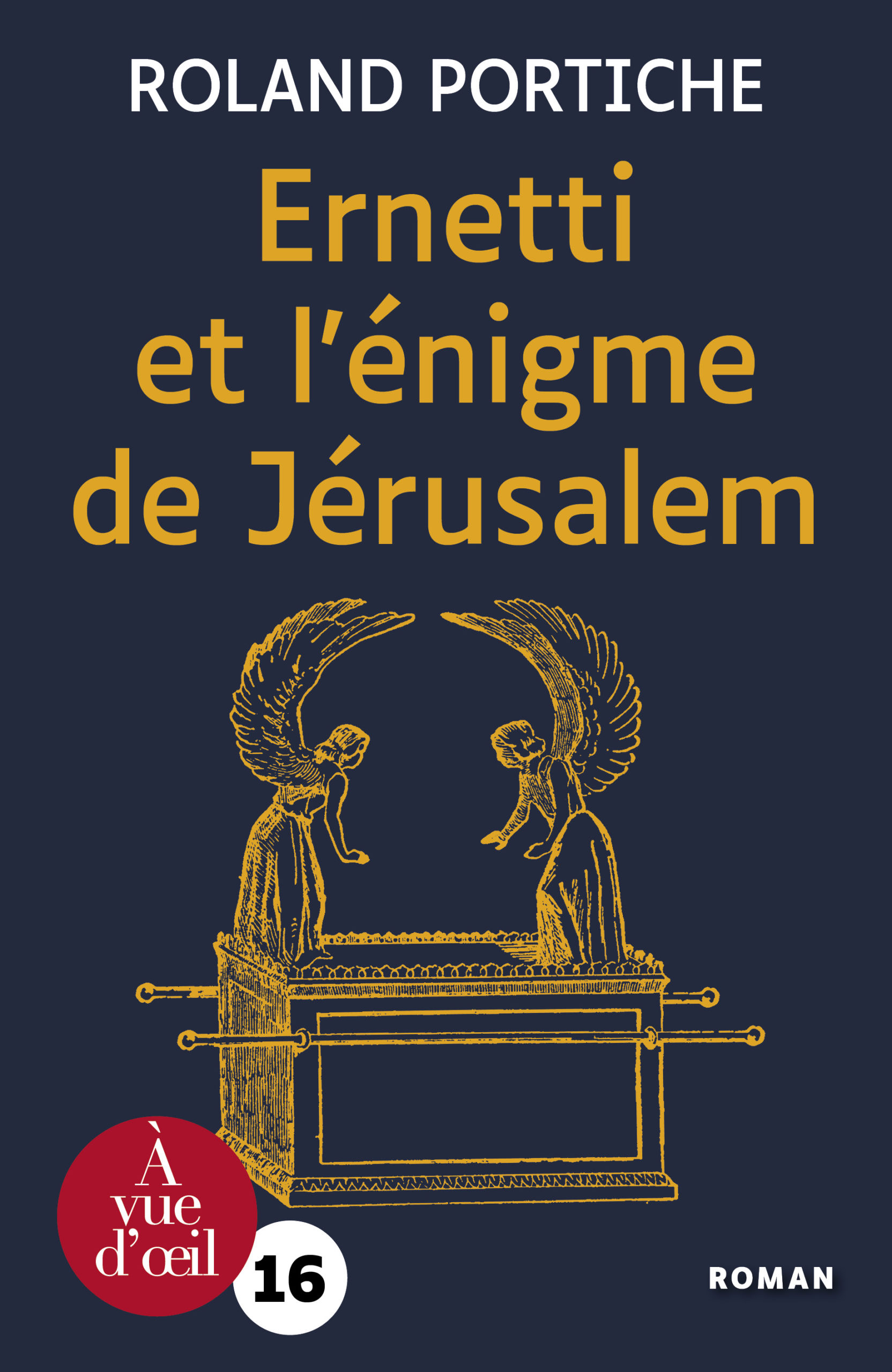 Couverture du livre en grands caractères Ernetti et l'énigme de Jérusalem de Roland Portiche