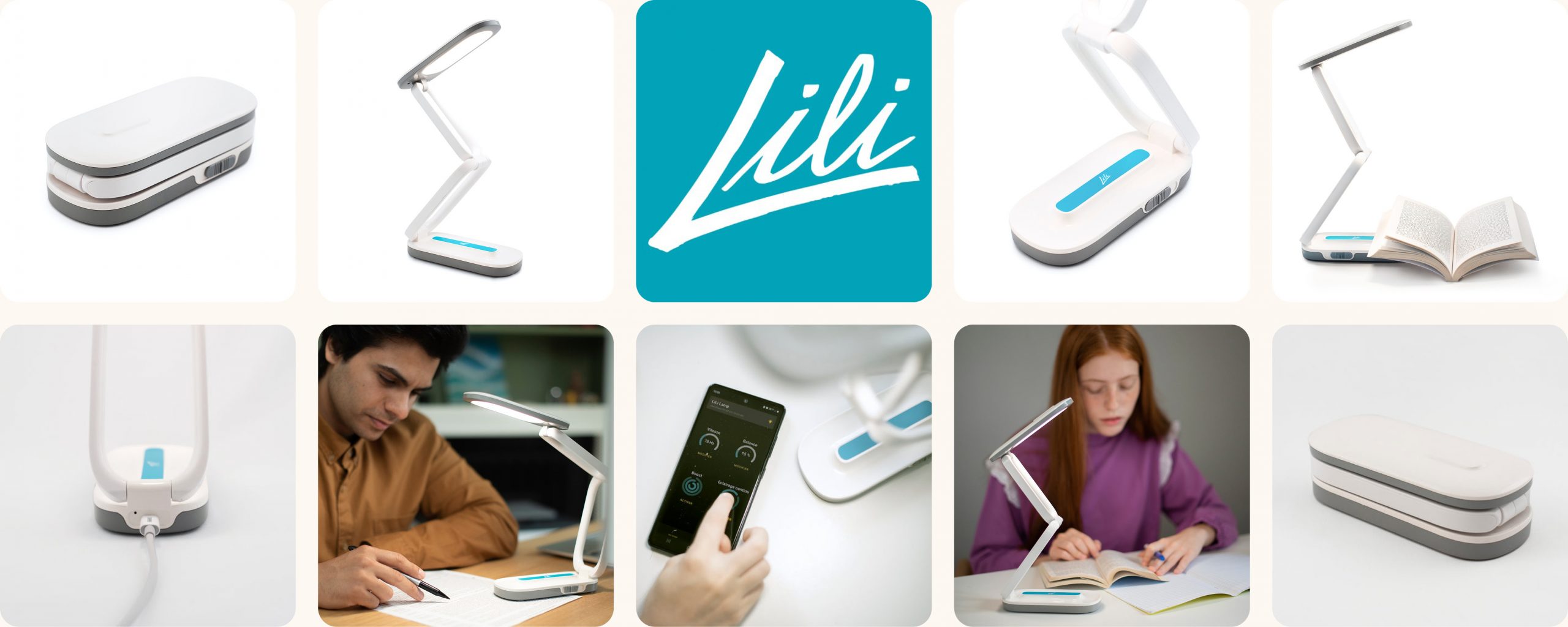 Lampes Lili pour les dyslexiques de Lili for Life disponible à la librairie des grands caractères