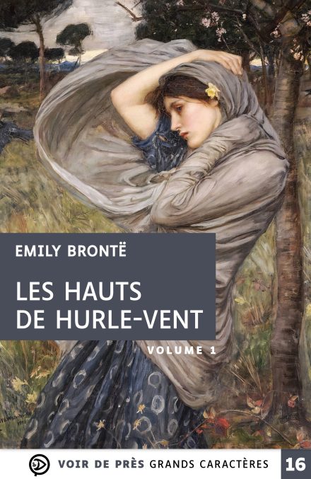 Couverture du livre en grands caractères (gros caractères) Les Hauts de Hurle-Vent d'Emily Brontë