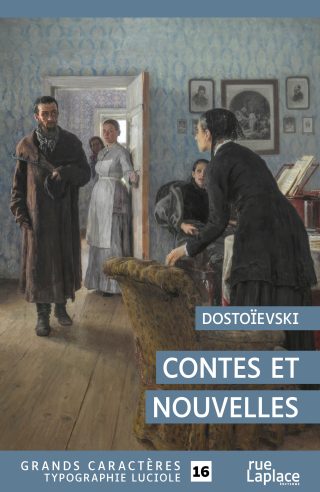 Couverture du livre en grands caractères (gros caractères) Contes et nouvelles de Dostoïevski