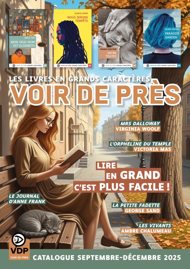 Catalogue Voir de près – Livres en grands caractères, septembre-décembre 2025