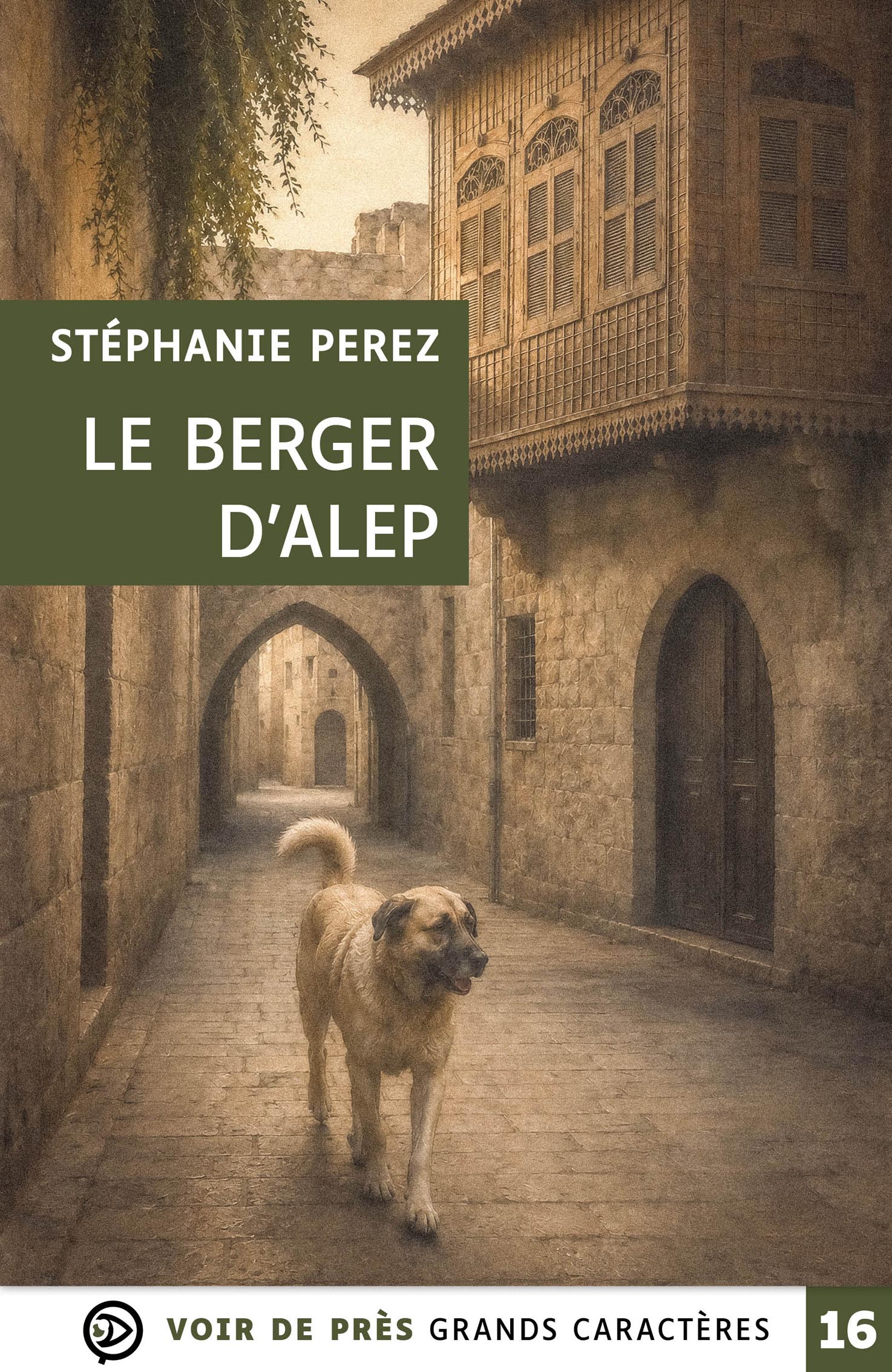 Couverture du livre « Le Berger d’Alep » de Stéphanie Perez, édition en grands caractères.