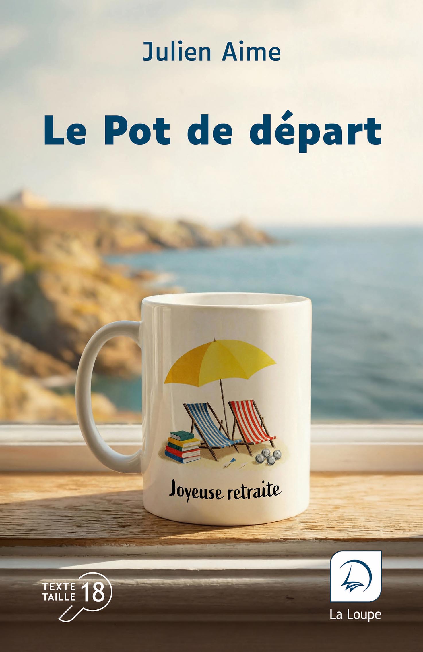 Couverture du livre « Le Pot de départ » de Julien Aime, édition en grands caractères.