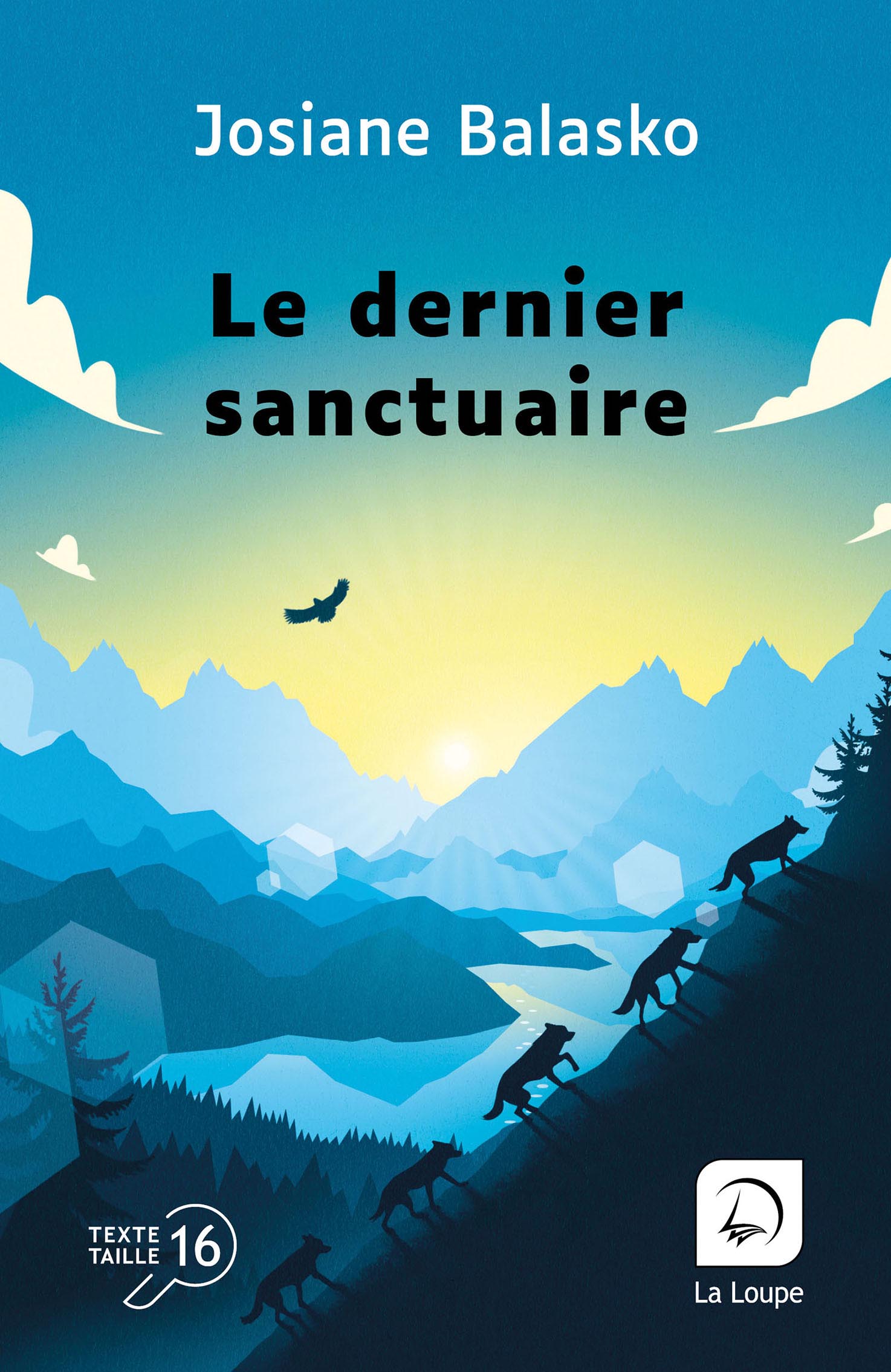 Couverture du livre « Le Dernier Sanctuaire » de Josiane Balasko, édition en grands caractères.