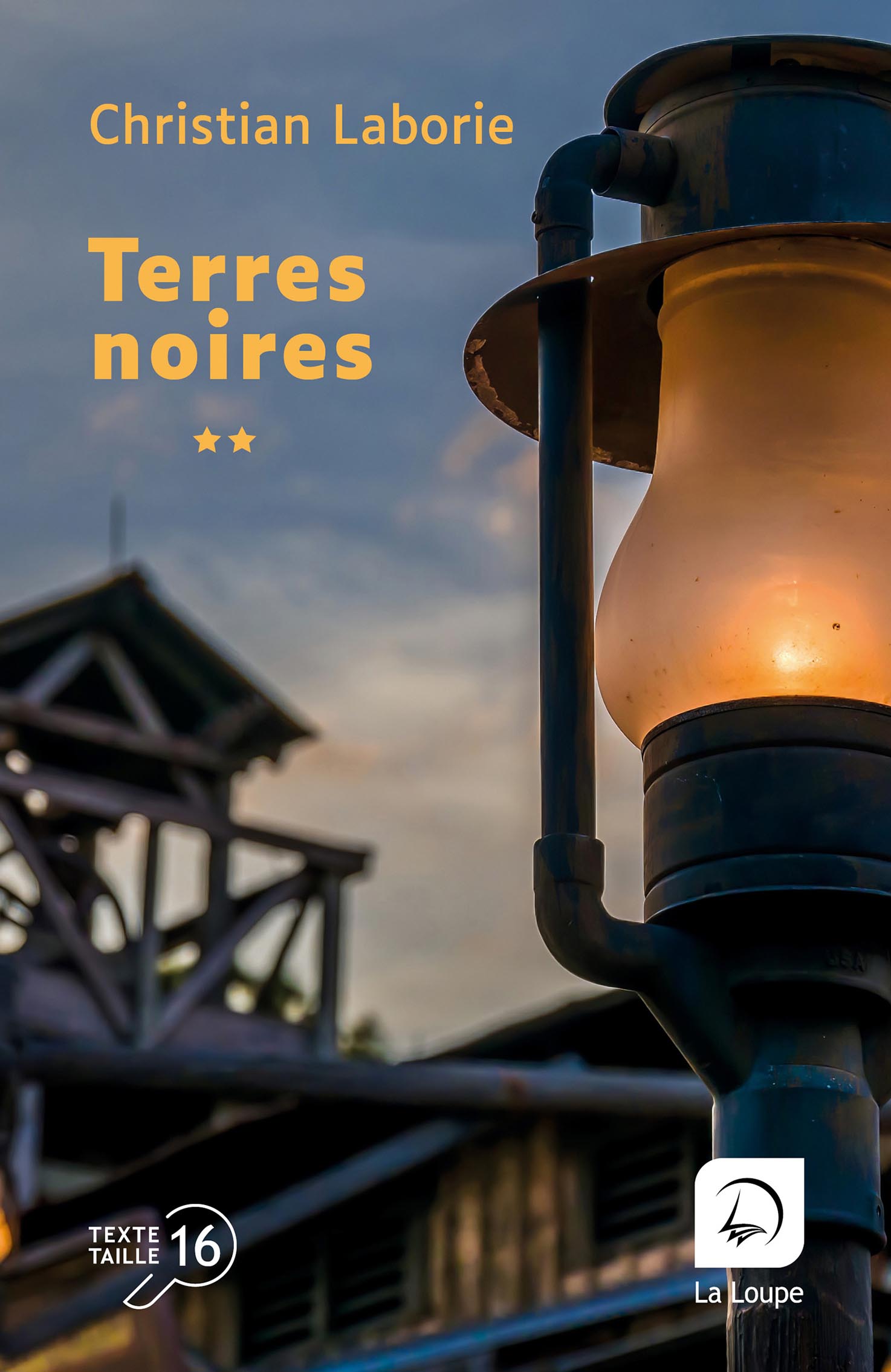 Couverture du livre « Terres noires – Volume 2 » de Christian Laborie, édition en grands caractères.