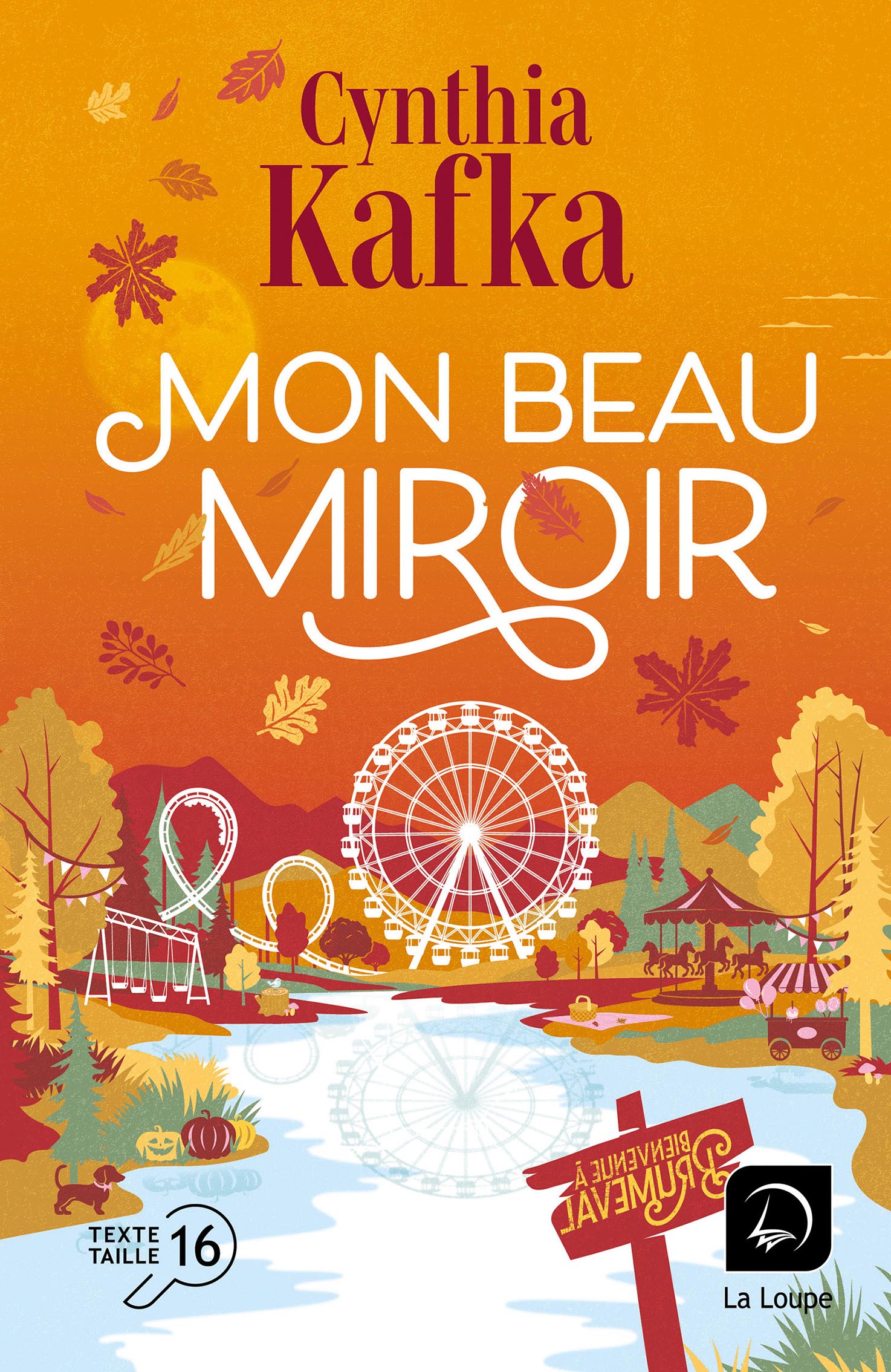 Couverture du livre « Mon beau miroir » de Cynthia Kafka, édition en grands caractères.